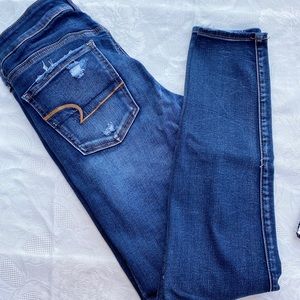 American Eagle super low jegging jeans 8R